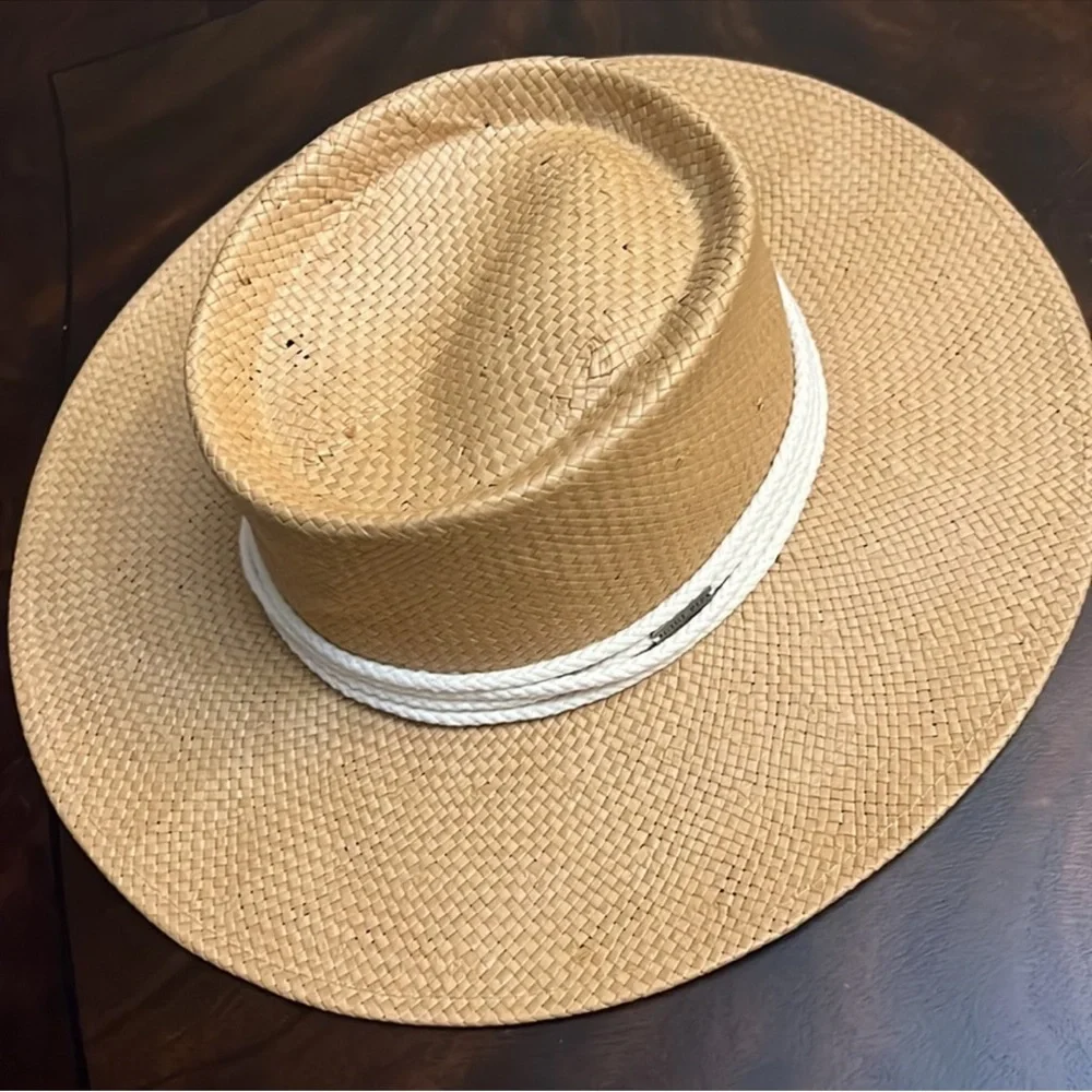 GIGI PIP BRE STRAW PORK RIVER SAGUARO GUATEMALAN PIE HAT - Picture 6 of 8